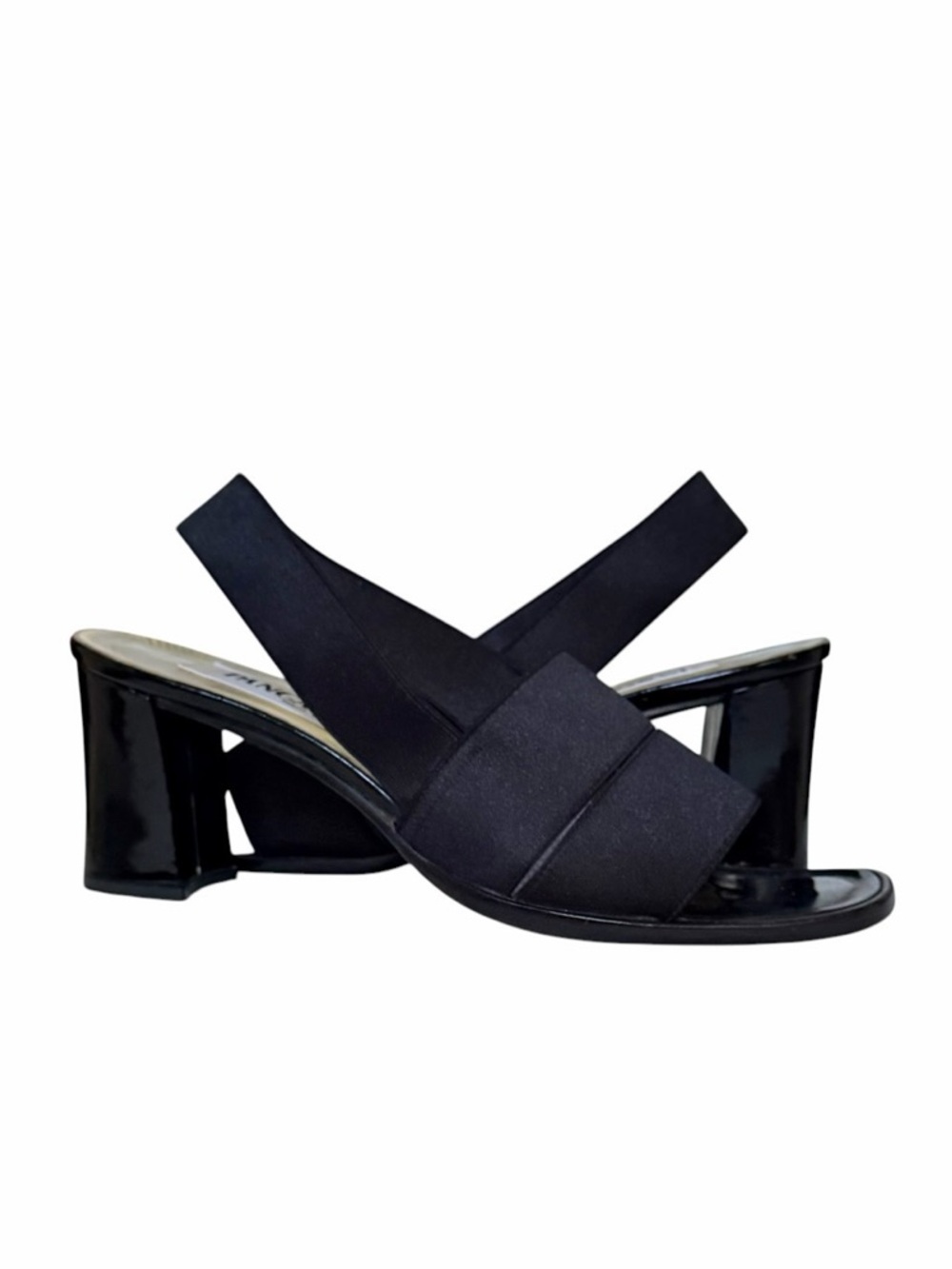 Pancaldi Black Slingback Heeled Sandals Size 7